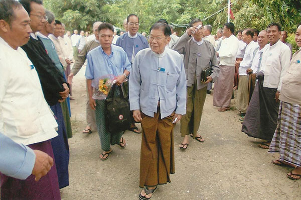 NUP elects Than Tin, 88, as chairman