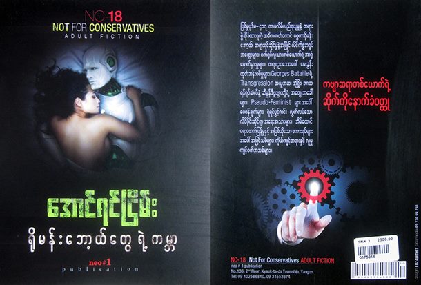 Erotic novel removed from Burma’s bookshelves