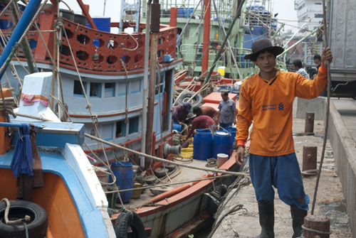 Two missing after escape from Thai fishing trawler