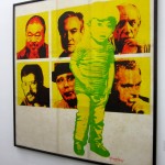 Phyoe Kyi’s silkscreen on Shan paper and canvas at Transit Shed 1