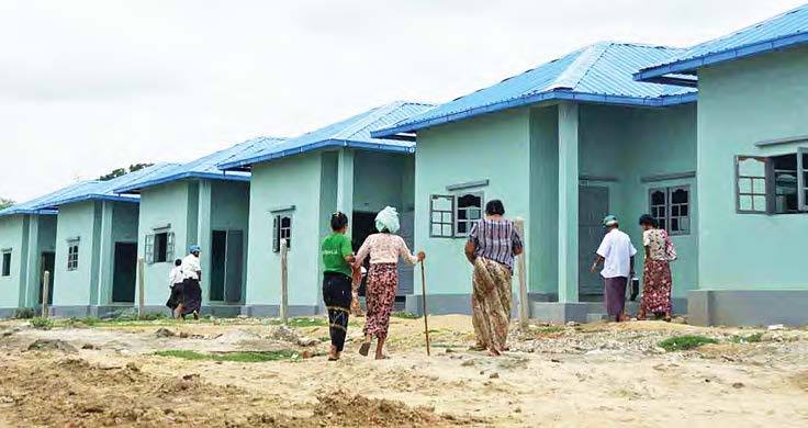 New homes ready for displaced Meikhtila villagers