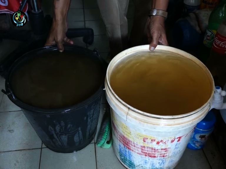 Filthy water plumbed into Rangoon homes