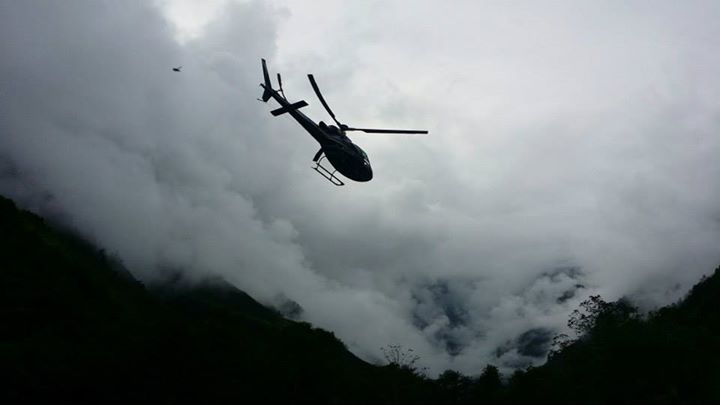 Civil servants evacuated from Arakan town by helicopter