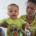 Burmese mother and her child.