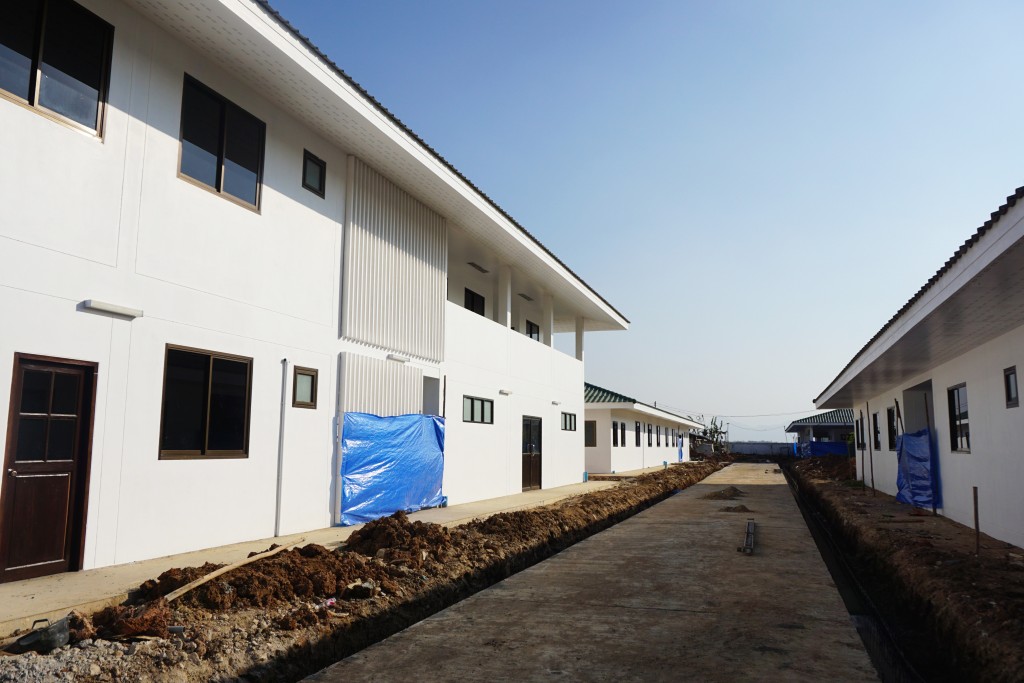 Constructions underway for new relocated clinic. (Photo: Wenying Seah/DVB)