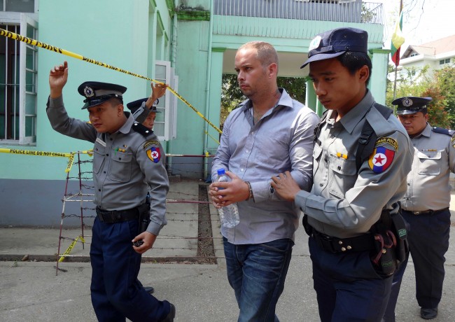 Jailed New Zealander puts faith in Burmese justice