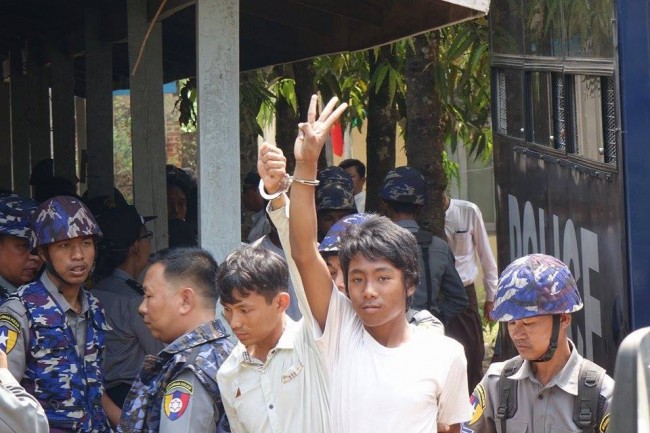 Letpadan students appear in court