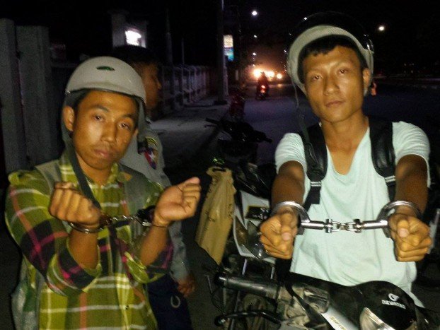 Graffiti protestors arrested in Mandalay