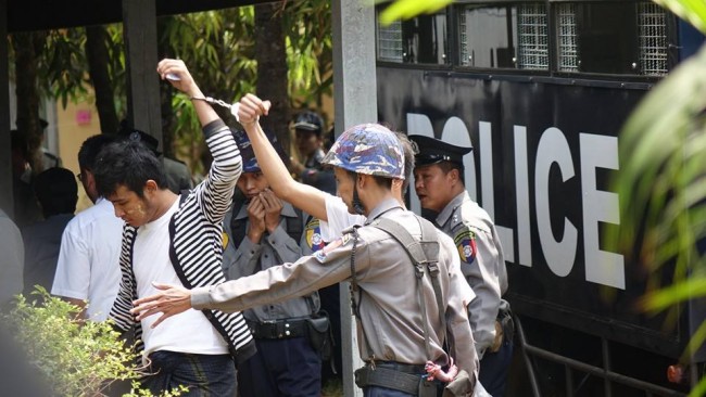 Sixty-nine charged for ‘rioting’ in Letpadan