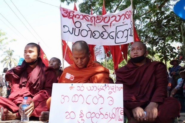 Students, monks declare hunger strike