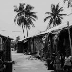 Houses at Thet Kae Pyin IDP camp, near Sittwe, Burma.