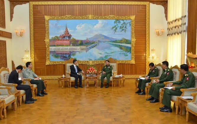 Burmese military denies shelling China