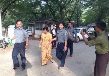 Female activists sentenced for prayer session in Mandalay