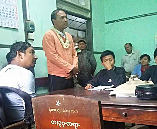 Teacher jailed for leading Irrawaddy protest ‘column’