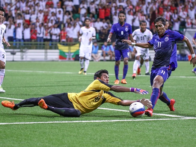 SEA Games football: 2 goals in final minutes save Burma’s skin