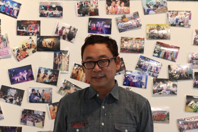 LGBTIQ and human rights activist Aung Myo Min at the Chiang Mai screening of 'This Kind of Love'. (PHOTO: DVB).