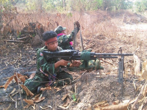 The Democratic Karen Benevolent Army has been engaged in conflict with the Burmese military over the past week. (PHOTO: DVB).