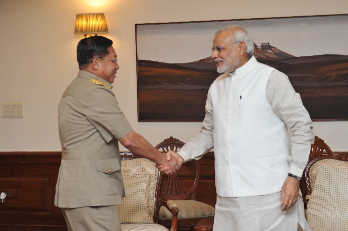 Meeting with Min Aung Hlaing ‘fruitful’: PM Modi