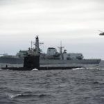 NATO’s Dynamic Mongoose anti-submarine exercise in the North Sea off the coast of Norway