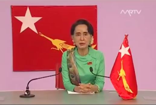 NLD and military can cooperate, Suu Kyi says