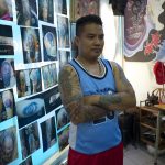 Kyaw Say at John Gyi Tattoo Studio