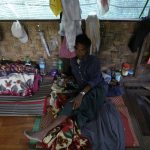 A patient rests inside a HIV/AIDS hospice in the suburbs of Yangon