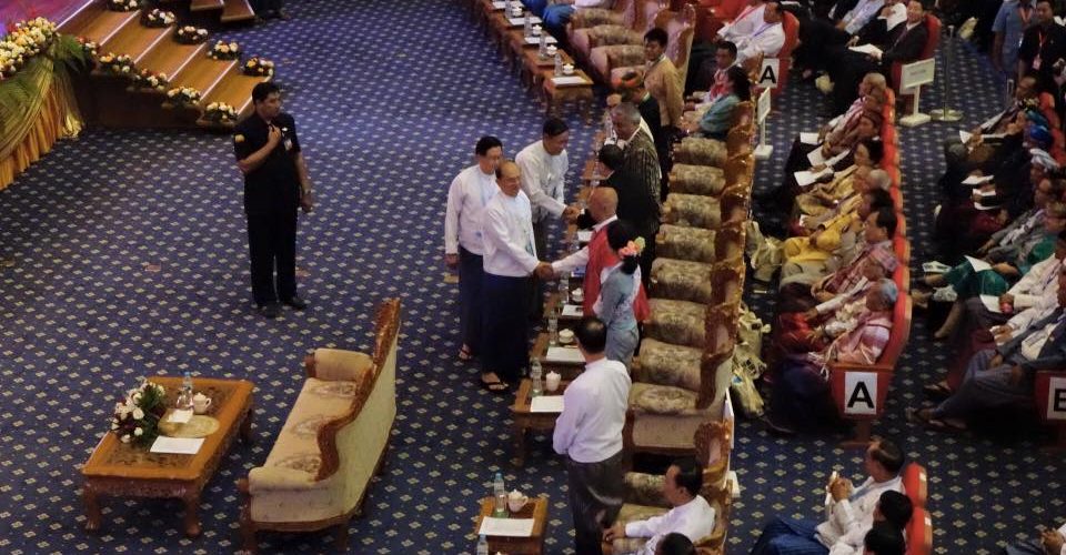 Peace summit begins without chief combatants or civil society