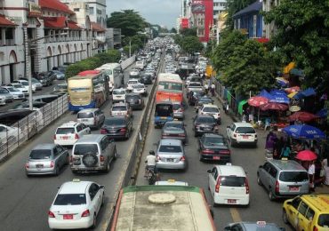 Gridlock in Rangoon: traffic grinds down commuters