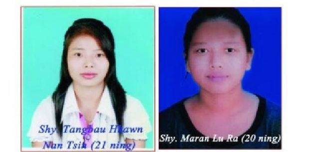  Tangbau Hkawn Nan Tsin (21) and Maran Lu Ra (20), victims of a brutal murder in northern Shan State (Photo: Lachid Kachin)