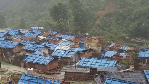 Strong winds destroy hundreds of homes in Kachin IDP camps