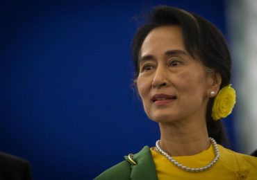 Two men charged for obscene rant against Suu Kyi
