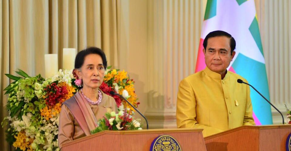 Suu Kyi gets top marks in Thailand