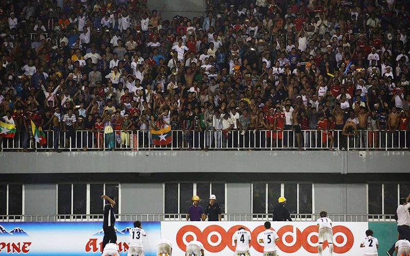 Burma loses to Vietnam after fans go wild