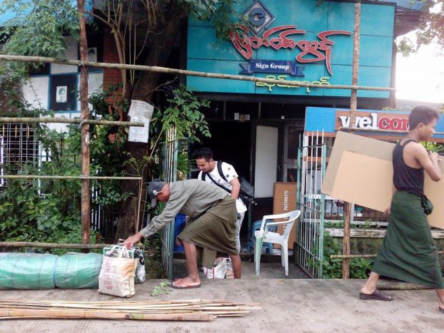 Shop owners evicted in north Rangoon