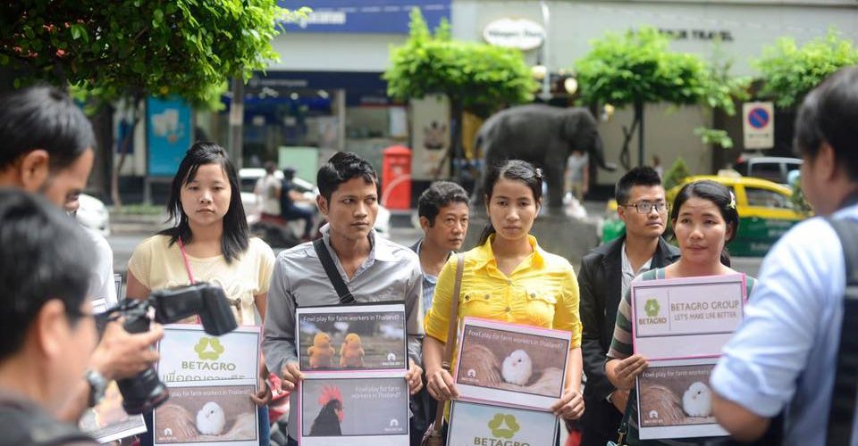 Burmese migrants sue Thai export giant over alleged abuses
