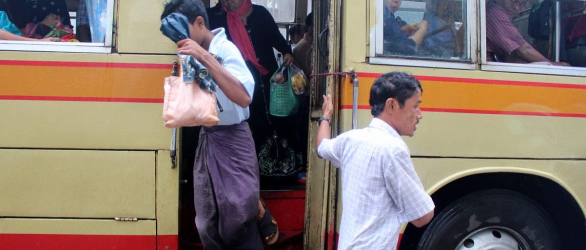 Volunteers take to Rangoon's buses to tackle sexual harassment