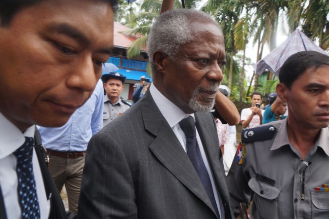Kofi Annan meets Muslims, Buddhists in Arakan