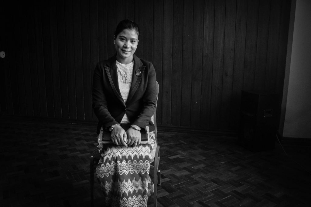Director of Legal Clinic Myanmar, Daw Hla Hla Yee, says a strong law that protects women from violence is long overdue. (photo: Libby Hogan / DVB)