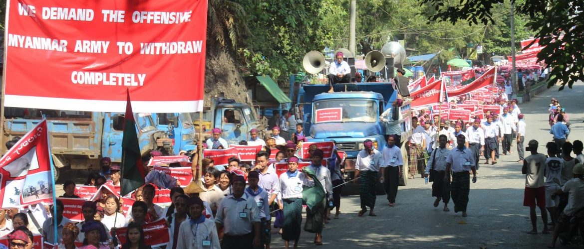 Thousands rally in Myitkyina for end of war
