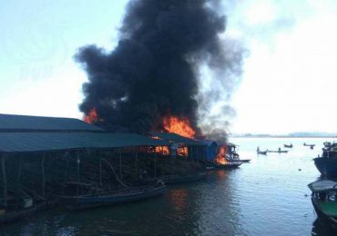 2 injured in Minbya fuel warehouse fire
