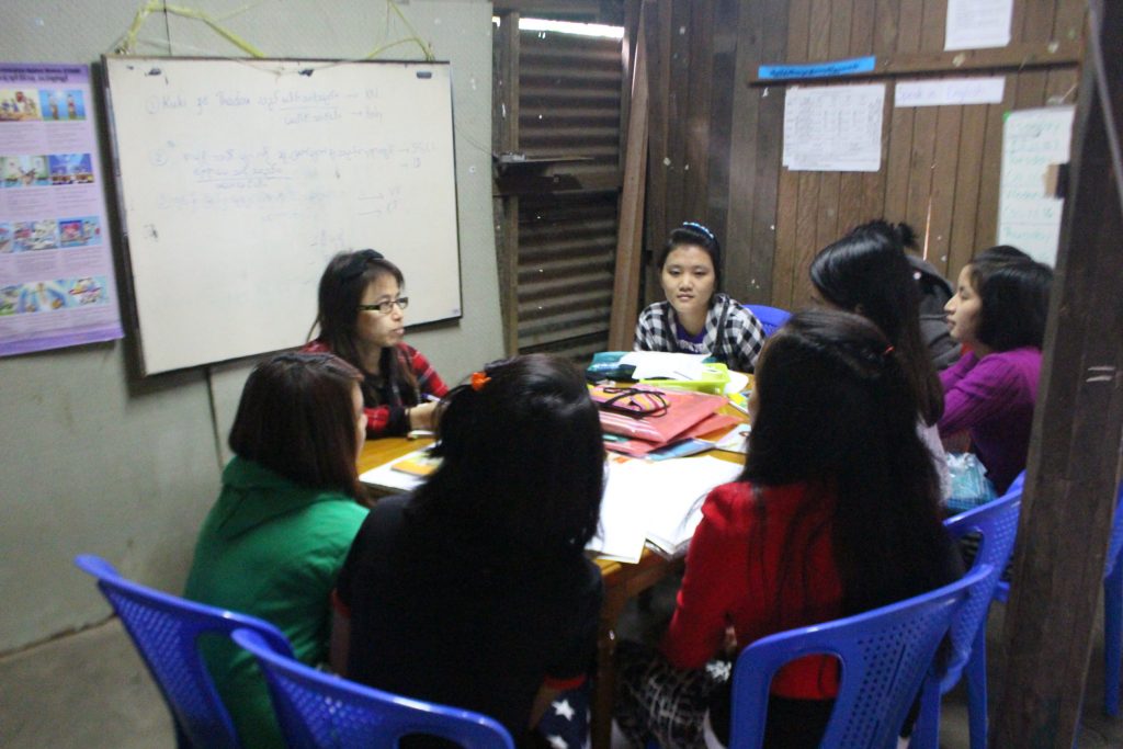 Kuki Women offer a three month program for girls and women can learn about human rights, democracy, violence against women, basic english and computer skills. 