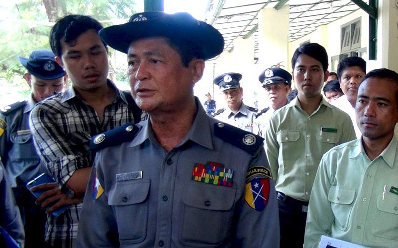 Police commander ties end of Arakan crackdown to stolen guns’ return