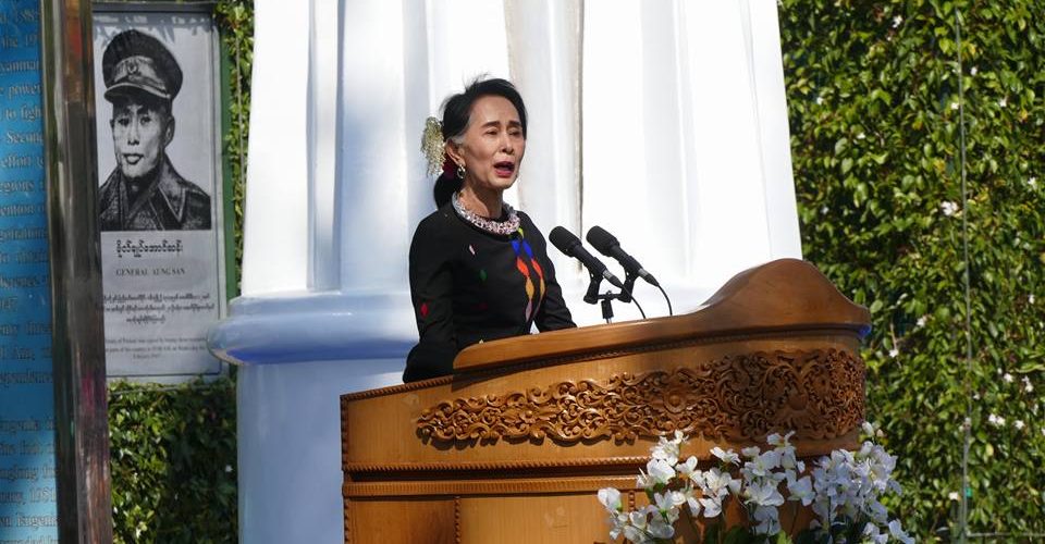 ‘Join us,’ Suu Kyi says in Union Day speech urging ceasefire accession