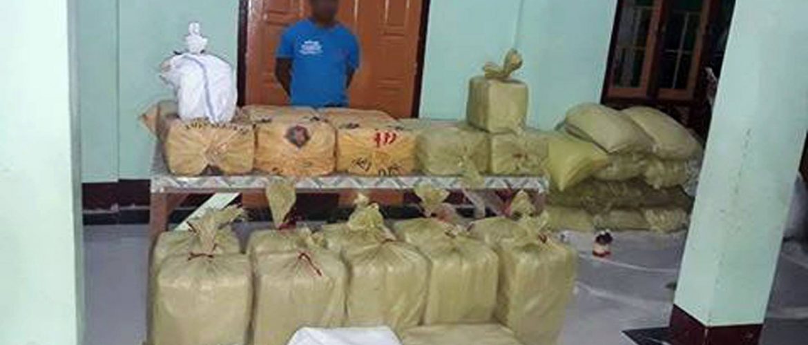 Monk arrested in Maungdaw after monastery raid uncovers yaba stash