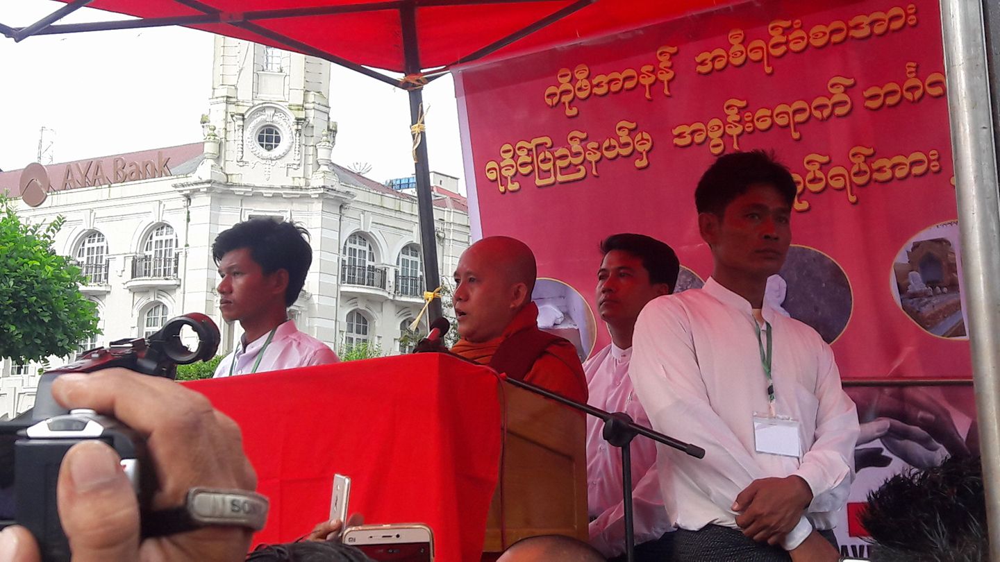 Wirathu skirts public sermon ban, proclaims ‘Maungdaw has fallen’