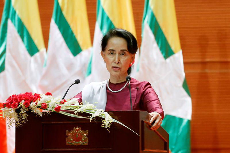 Suu Kyi asks for international understanding in speech on Arakan