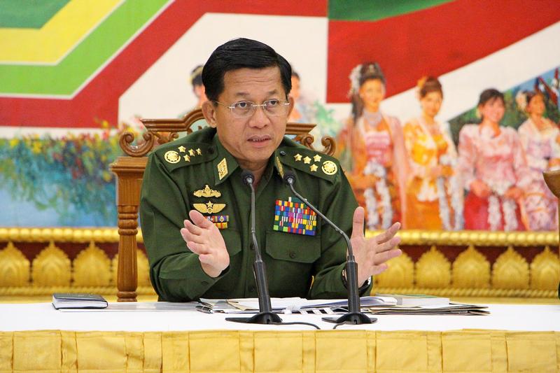 Army chief urges soldiers to obey law, citing Rohingya massacre