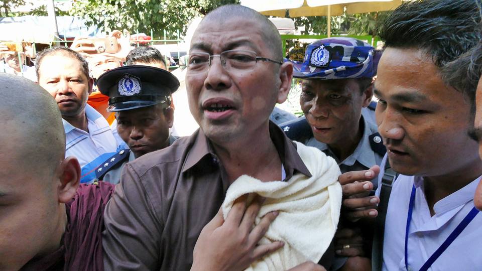 Prominent Buddhist monk sentenced to 3 months for ‘inciting public unrest’