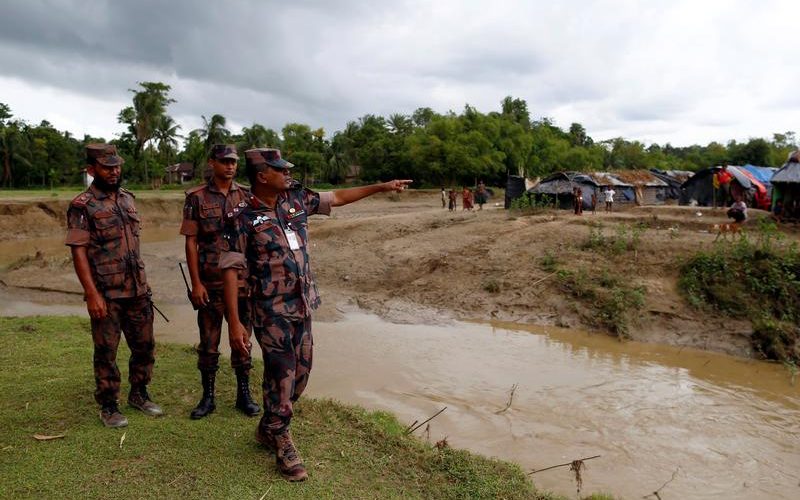 Bangladesh to protest Burmese troops at border where Rohingya shelter