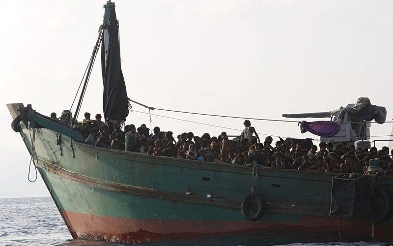UNHCR concerned over safety of 56 Rohingya refugees in stormy seas